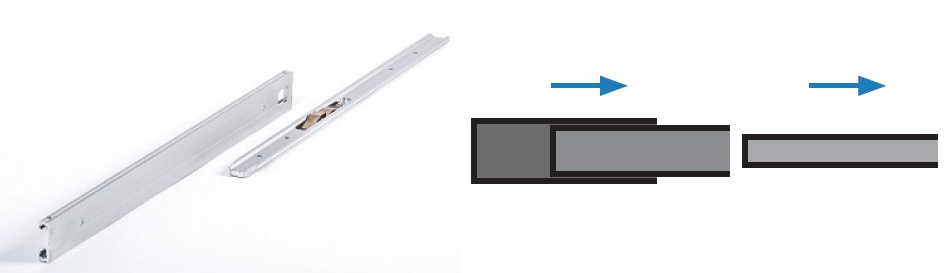 Detachable Telescopic Slide