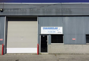 Façade du bureau et entrepôt Chambrelan