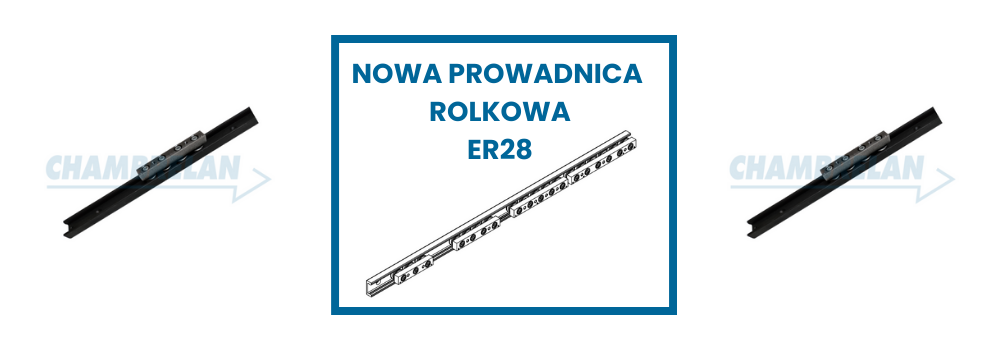 Nowa prowadnica rolkowa ER28