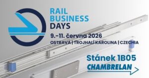 Chambrelan sera présent du 9 au 11 juin 2026 au salon Rail Business days