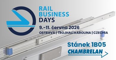 Chambrelan sera présent du 9 au 11 juin 2026 au salon Rail Business days