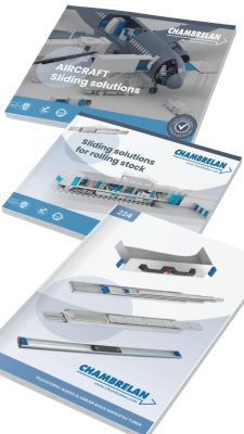 Catalogues Chambrelan pour solutions de glissières aéronautiques et matériel industriel