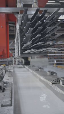 Image d'une étape de processus de fabrication des glissières télescopiques Chambrelan