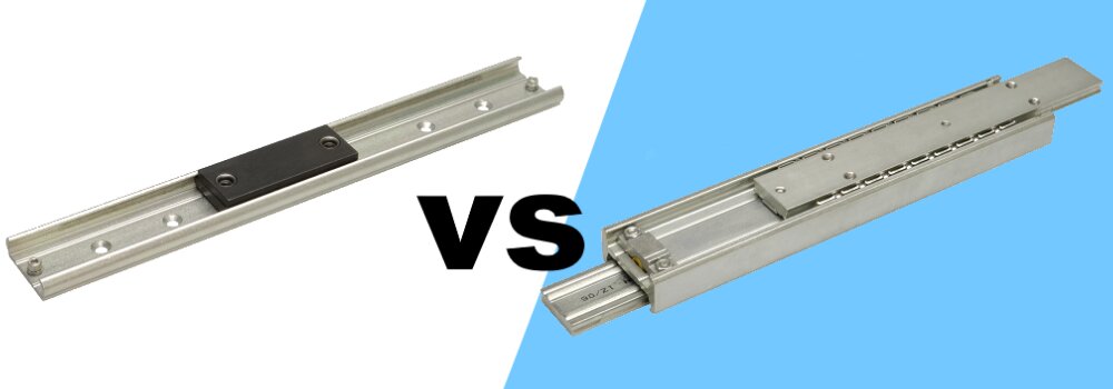 Glissière vs Rail